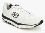 Skechers Liv White Running Shoes Men