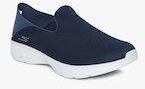 Skechers Navy Blue GO WALK 4 Walking Shoes Men