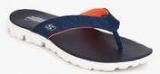 Skechers On The Go Flow Navy Blue Flip Flops Women