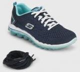 Skechers Skech Air 2.0 Navy Blue Running Shoes Women