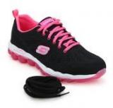 Skechers Skech Air Inspire Black Running Shoes Women