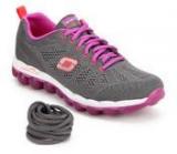 Skechers Skech Air Inspire Grey Running Shoes Women