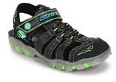 Skechers Street Lightz Black Sandals Boys