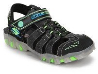 Skechers Street Lightz Black Sandals boys