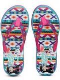 Skechers Summerglow Pink Flip Flops Girls