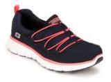 Skechers Synergy Loving Life Navy Blue Running Shoes Women