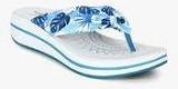 Skechers Upgrades Blue Slippers Women