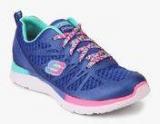 Skechers Valeris Firelite Blue Running Shoes Girls