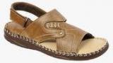 Softouch From Khadims Brown Sandals Men