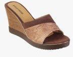 Sole Head Brown Wedges women