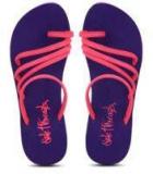 Sole Threads Olivia Purple Flip Flops Women