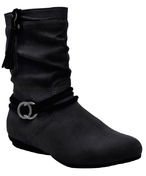 Sole To Soul Ankle Length Black Boots Women