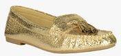 Sole To Soul Golden Moccasins Women