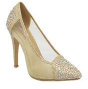 Sole To Soul Golden Stilletoes Women