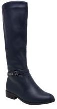 Sole To Soul Knee Length Navy Blue Boots Women