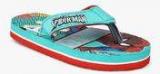 Spiderman Aqua Blue Flip Flops Boys