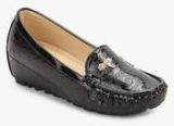 Spunk Black Moccasins Women