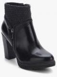 Steppings Black Ankle Length Boots Women