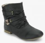 Steppings Black Boots Women