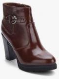 Steppings Brown Ankle Length Boots women