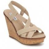 Steve Madden Bouncce Beige Wedges Women