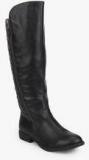 Steve Madden Calf Length Black Boots Women