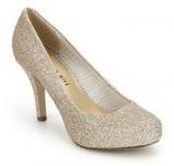 Steve Madden Golden Glitter Stilettos women