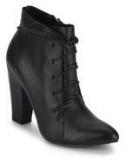 Steve Madden Jillinna Ankle Length Black Boots Women