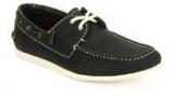 Steve Madden M Gameon Black Boat Shoes Men