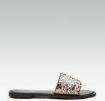 Steve Madden Multicoloured Sequinned Open Toe Flats Women