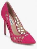 Steve Madden Priness Magenta Lazer Cut Stilettos Women