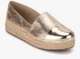 Steve Madden Prioriti Golden Metallic Espadrille Lifestyle Shoes Women