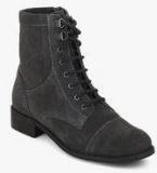 Superdry Alana Black Lace Up Ankle Length Boots Men