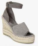 Superdry Anna Grey Espadrille Wedges women