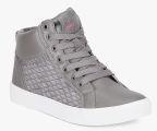 Superdry Ava Hi Top Grey Casual Sneakers Women