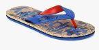 Superdry Blue Solid Thong Flip Flops Men