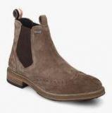 Superdry Brad Brogue Chelsea Brown Boots Men