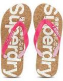 Superdry Cork Pink Flip Flops Women