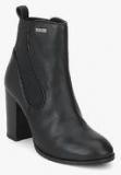 Superdry Fleur Heel Chelsea Black Boots Men