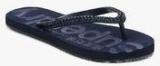 Superdry Jewelled Navy Blue Flip Flops Women