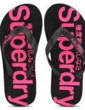 Superdry Mainline Black Flip Flops Women