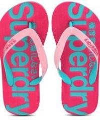 Superdry Mainline Pink Flip Flops women