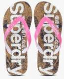 Superdry Pink Printed Thong Flip Flops Women