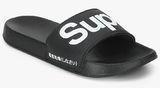 Superdry Pool Slide Black Slippers Men