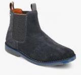 Superdry Rallie Chelsea Grey Boots Men