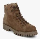 Superdry Selina Brown Ankle Length Boots Men