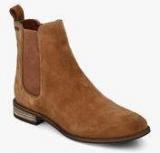 Superdry Tan Millie Suede Chelsea Boots Women