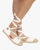 Superdry White Solid Ballerinas Women