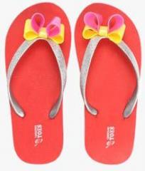 Tangerine Toes Fushia Flip Flops girls