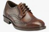 Teakwood Brown Formal Shoes Boys